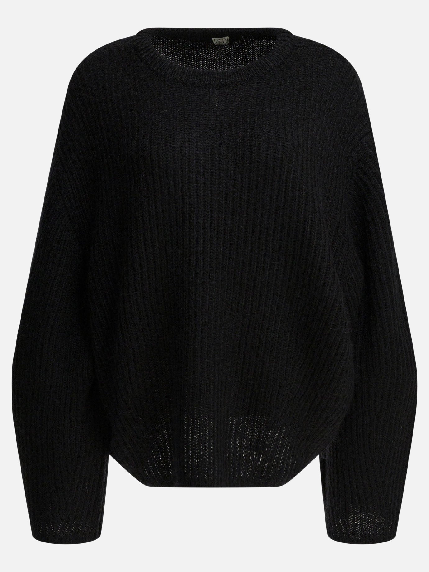 Crewneck sweaters Solid colour  Black - Toteme Women | PDP | VIETTI Online Store | Zoom-Modal
