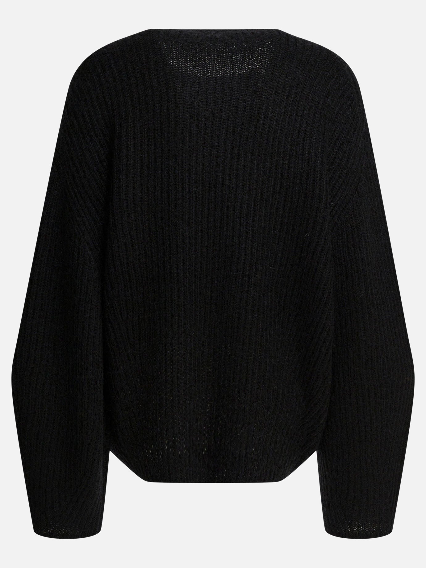 Crewneck sweaters Solid colour  Black - Toteme Women | PDP | VIETTI Online Store | Zoom-Modal_2
