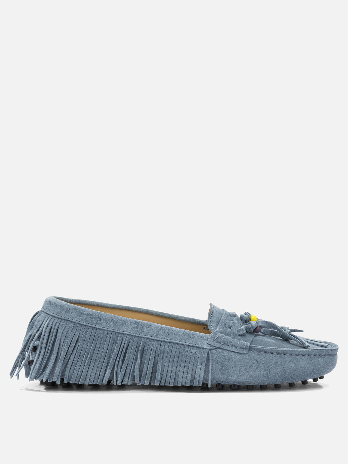 Toujours "Emily" suede loafers Light blue