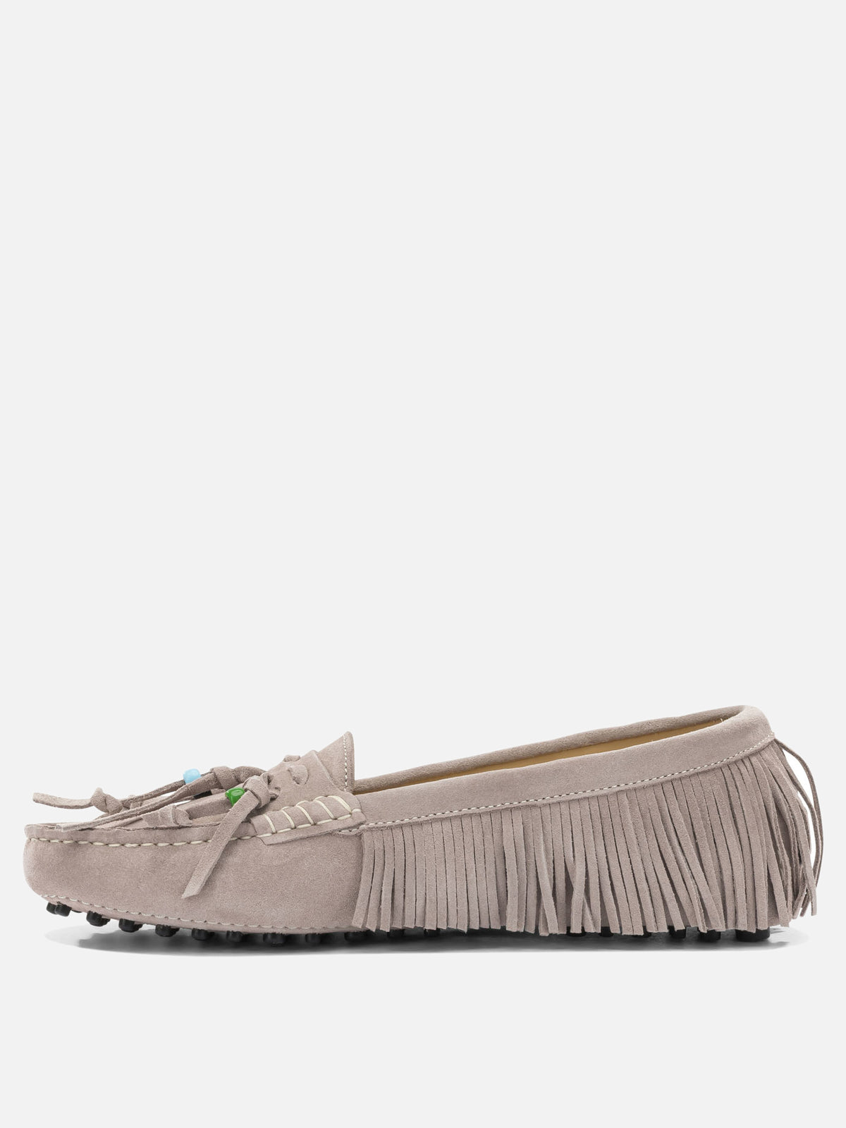 Toujours "Emily" suede loafers Grey