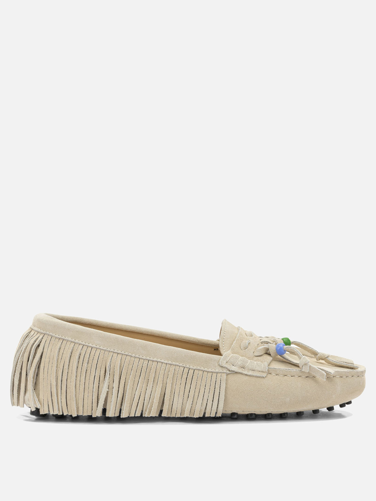 Toujours "Emily" suede loafers Beige