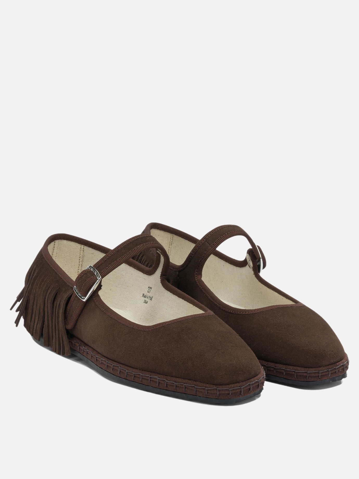 Mary Jane Friulane 100% leather - 100% rubber  Brown - Toujours Women | PDP | VIETTI Online Store | thumbnail_2