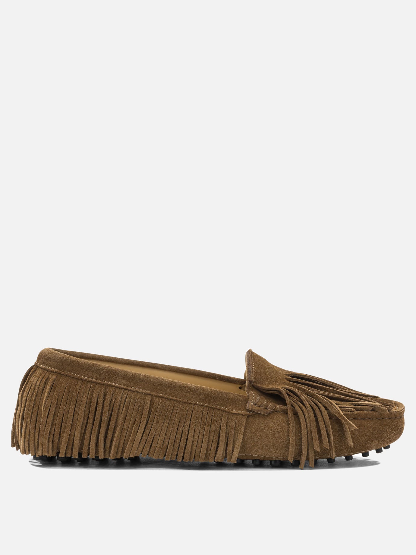 Loafers 100% suede  Brown - Toujours Women | PDP | VIETTI Online Store | Zoom-Modal
