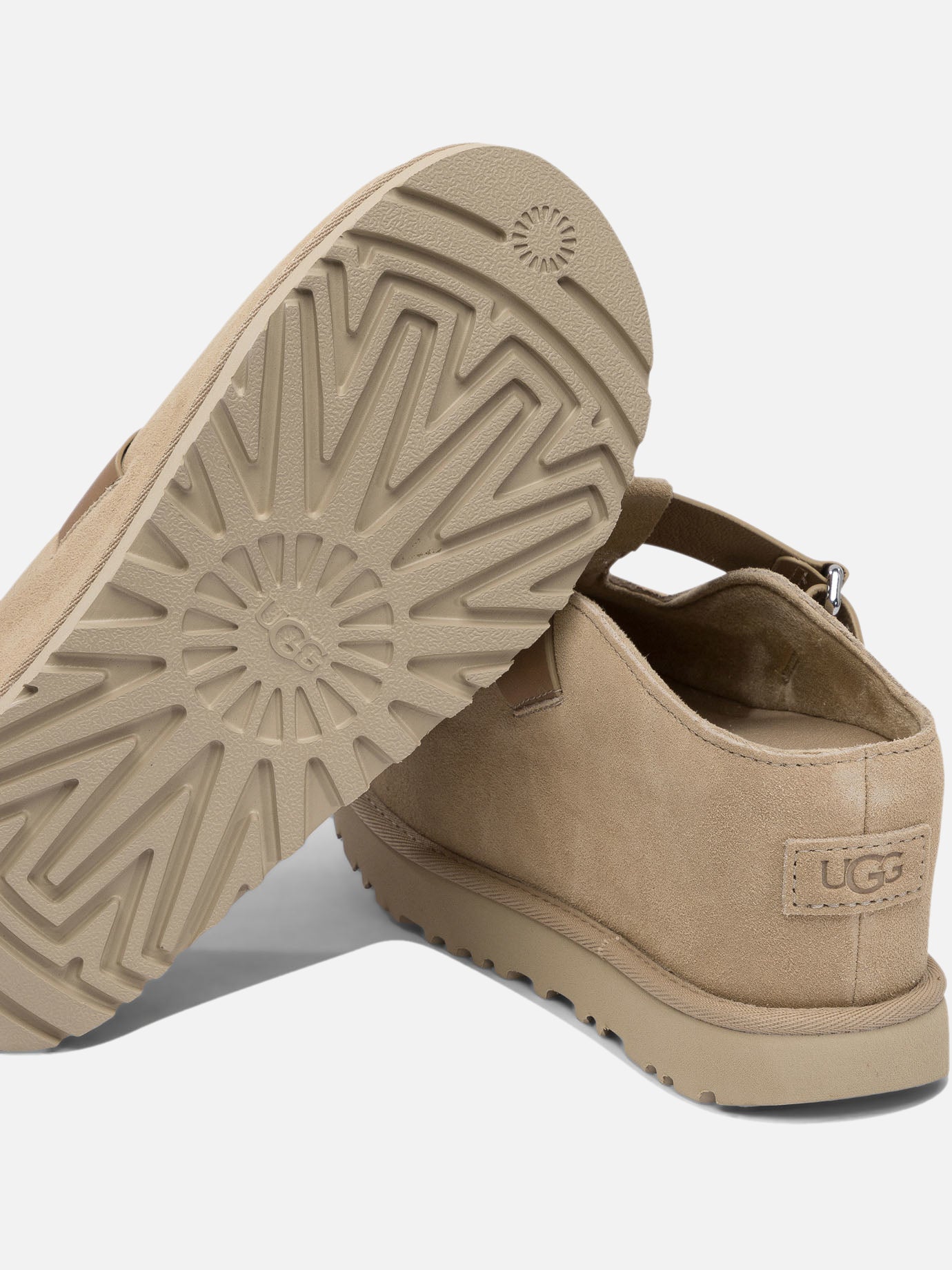 Flat sandals 100% suede - 100% rubber  Beige - Ugg Women | PDP | VIETTI Online Store | Zoom-Modal_5
