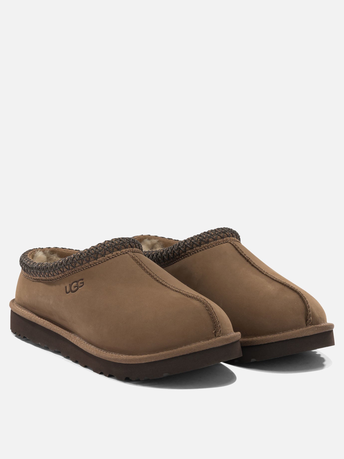 Slippers 100% leather - 100% rubber  Brown - Ugg Men | PDP | VIETTI Online Store | Zoom-Modal_2
