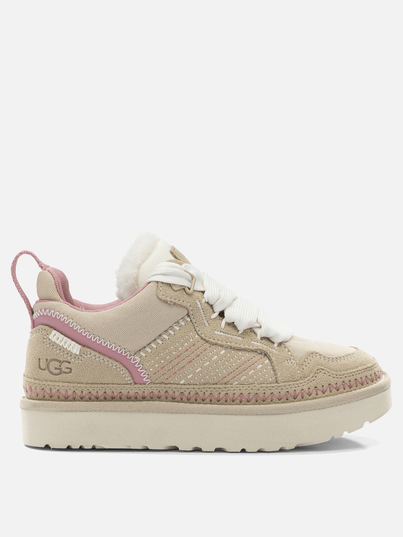 Low top sneakers 100% suede - 100% rubber  Beige - Ugg Women | PDP | VIETTI Online Store | thumbnail