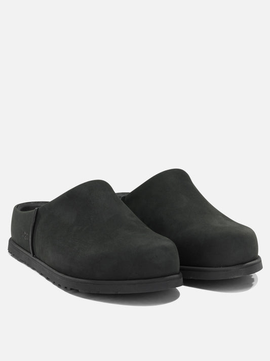 Sandali bassi 100% suede leather - 100% rubber  Nero - Ugg Uomo | VIETTI Online Store | 2
