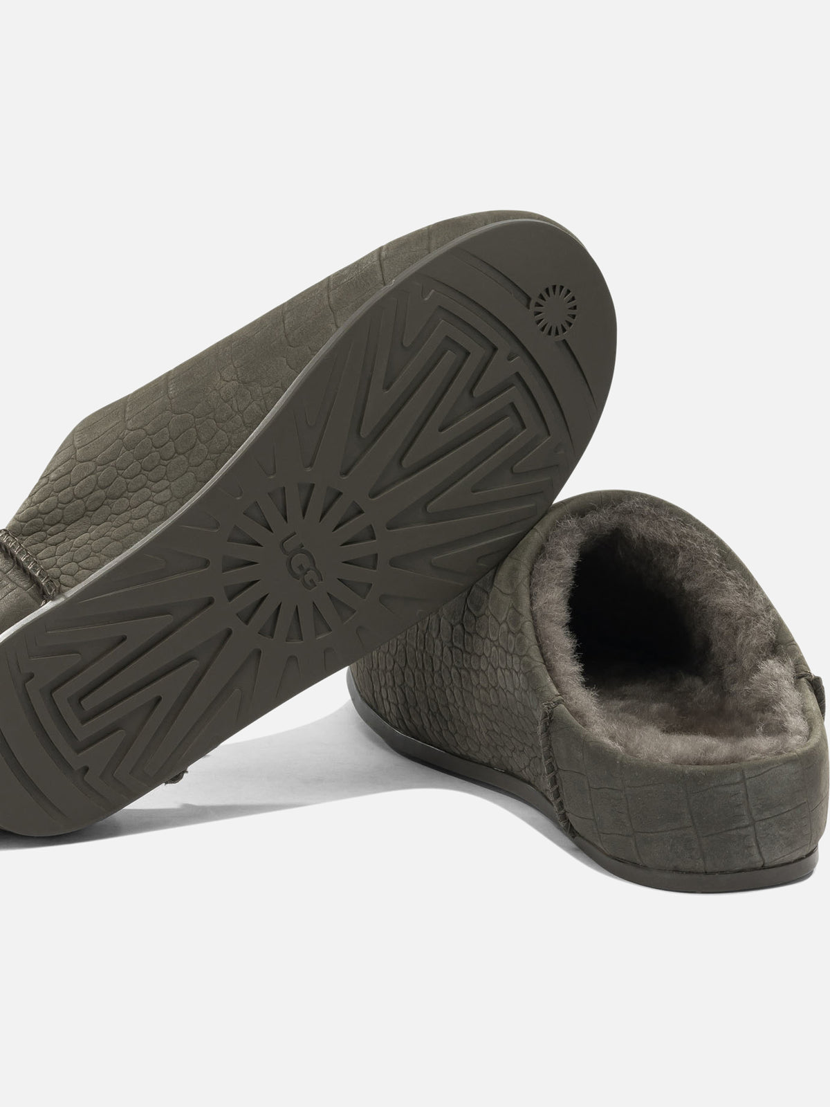 Ugg "Elea Embossed" slippers Brown