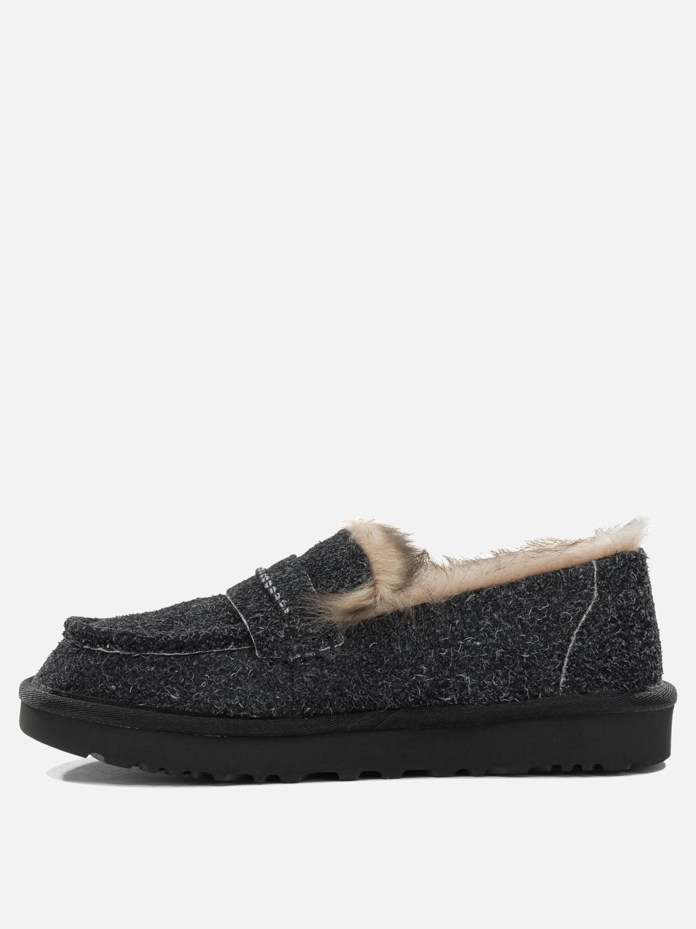 Loafers 100% suede - 100% rubber  Black - Ugg Women | PDP | VIETTI Online Store | thumbnail_3