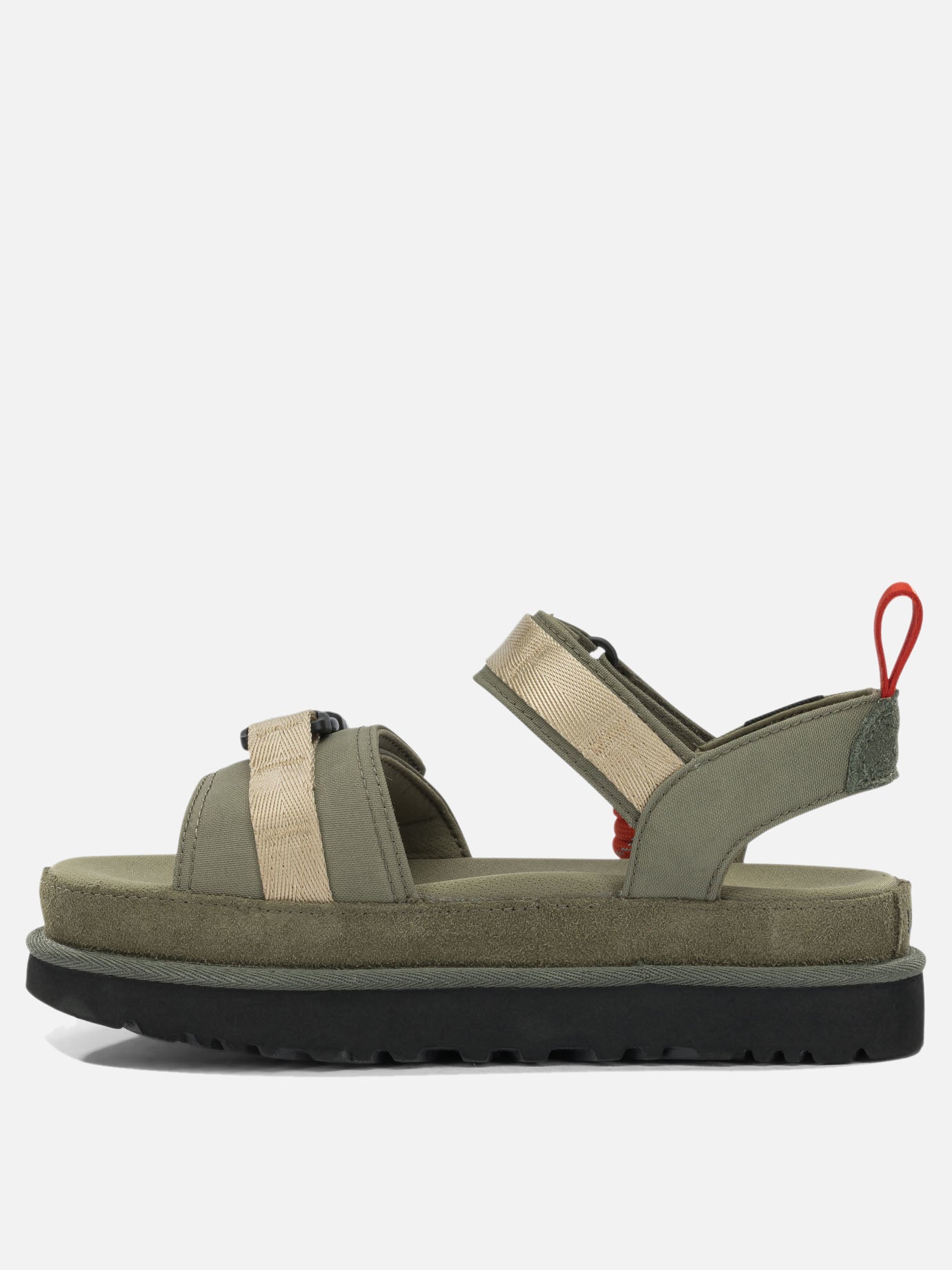 Flat sandals 100% recycled polyester - 100% ethylene vinil acetate  Green - Ugg Women | PDP | VIETTI Online Store | thumbnail_3