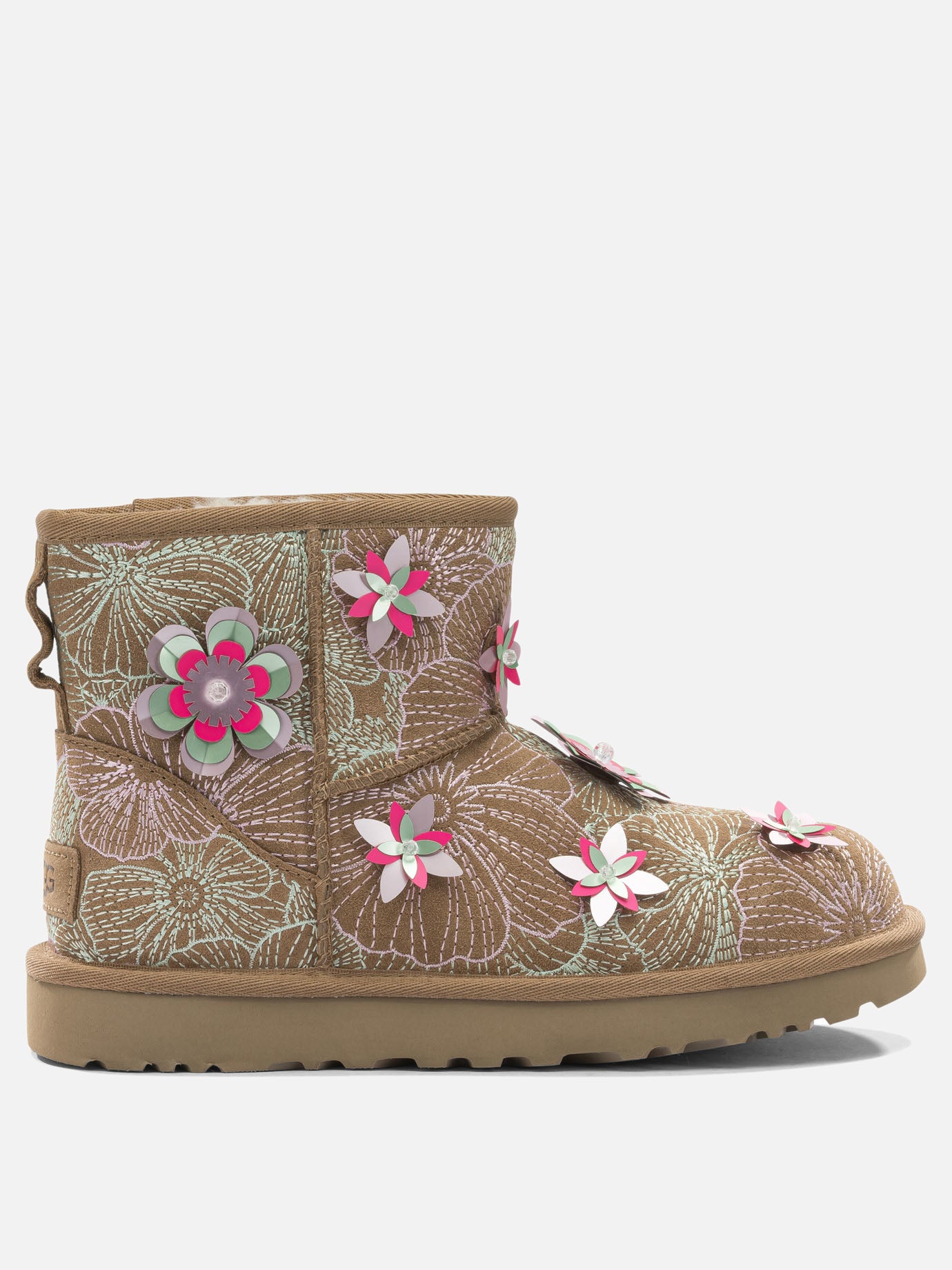 Pull-on boots 100% suede - 100% rubber  Beige - Ugg Women | PDP | VIETTI Online Store | Zoom-Modal
