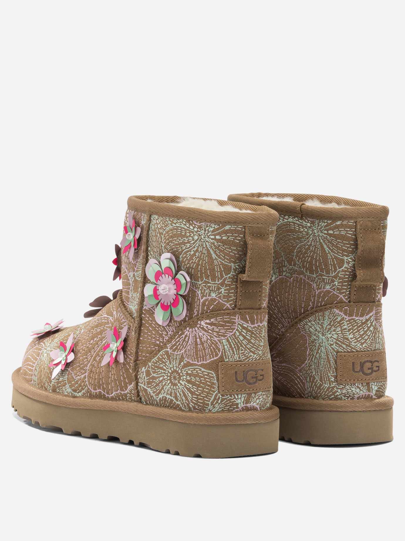 Pull-on boots 100% suede - 100% rubber  Beige - Ugg Women | PDP | VIETTI Online Store | Zoom-Modal_4

