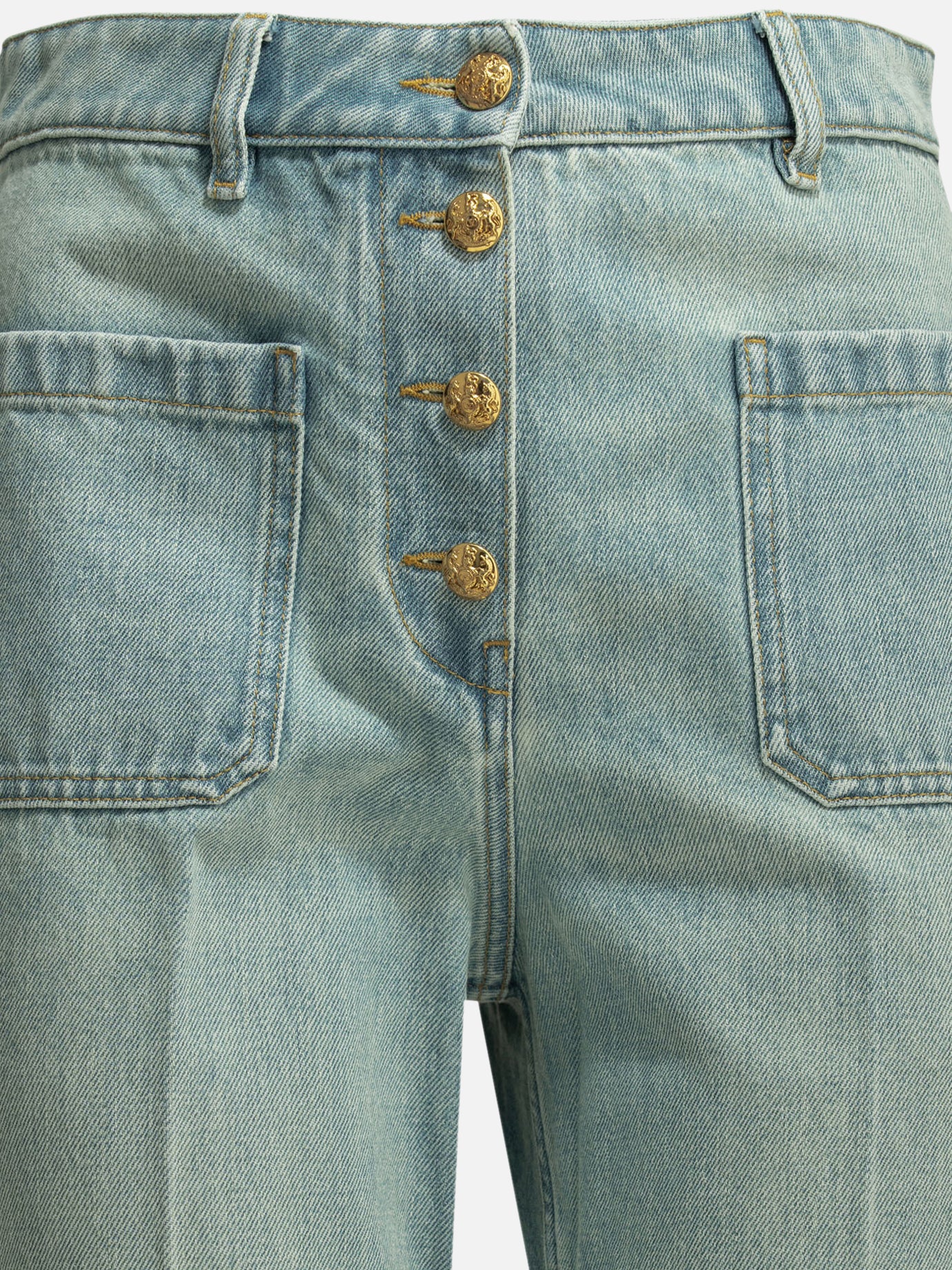 Straight-leg jeans Solid colour  Light blue - Valentino Women | PDP | VIETTI Online Store | Zoom-Modal_3
