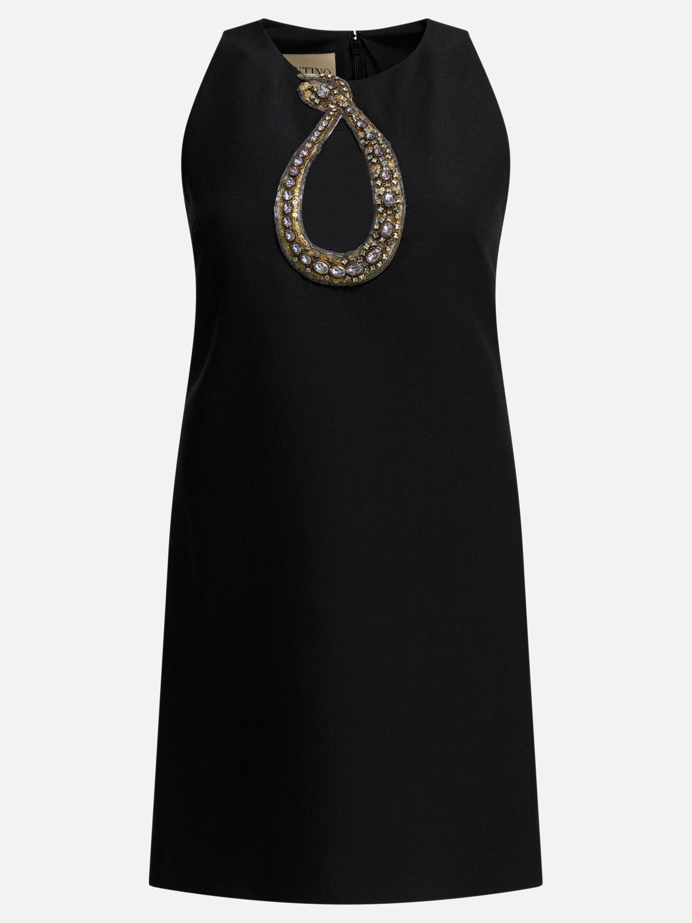 Mini dresses Embroidered  Black - Valentino Women | PDP | VIETTI Online Store | Zoom-Modal
