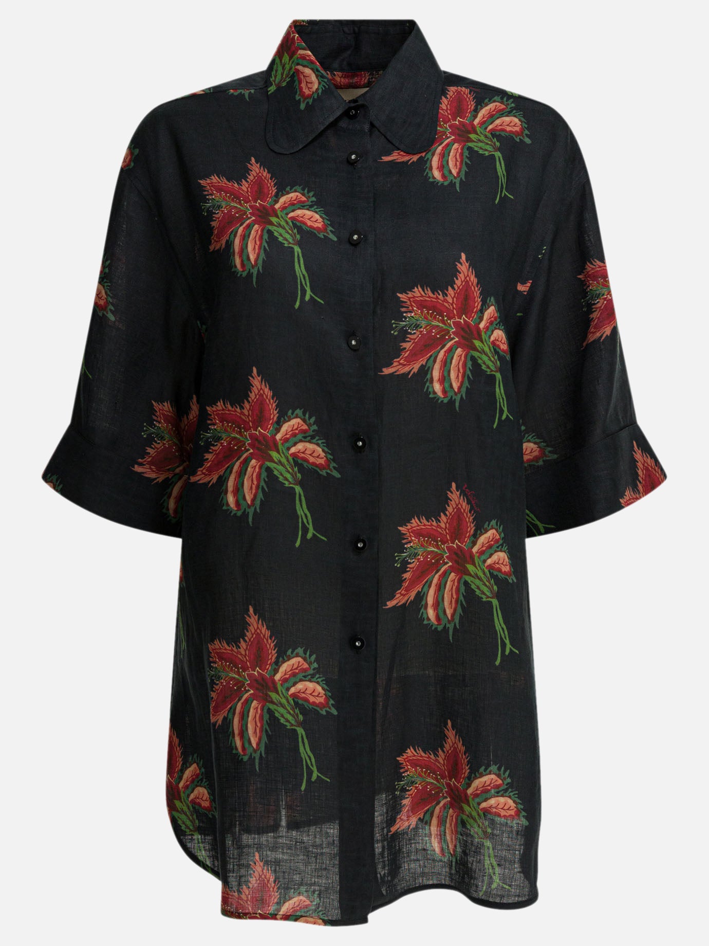 Casual shirts Floral  Black - Valentino Women | PDP | VIETTI Online Store | Zoom-Modal
