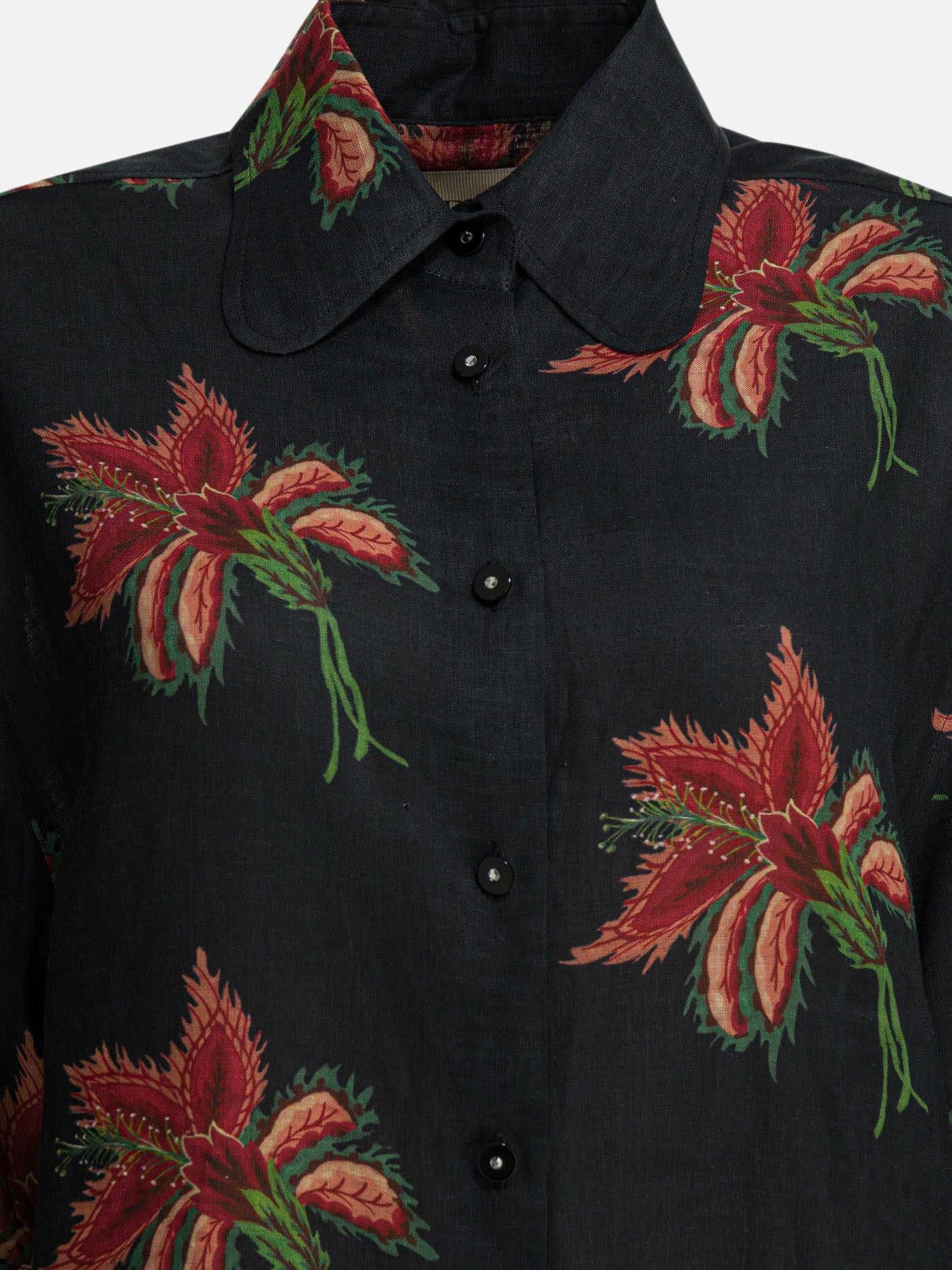 Casual shirts Floral  Black - Valentino Women | PDP | VIETTI Online Store | Zoom-Modal_3
