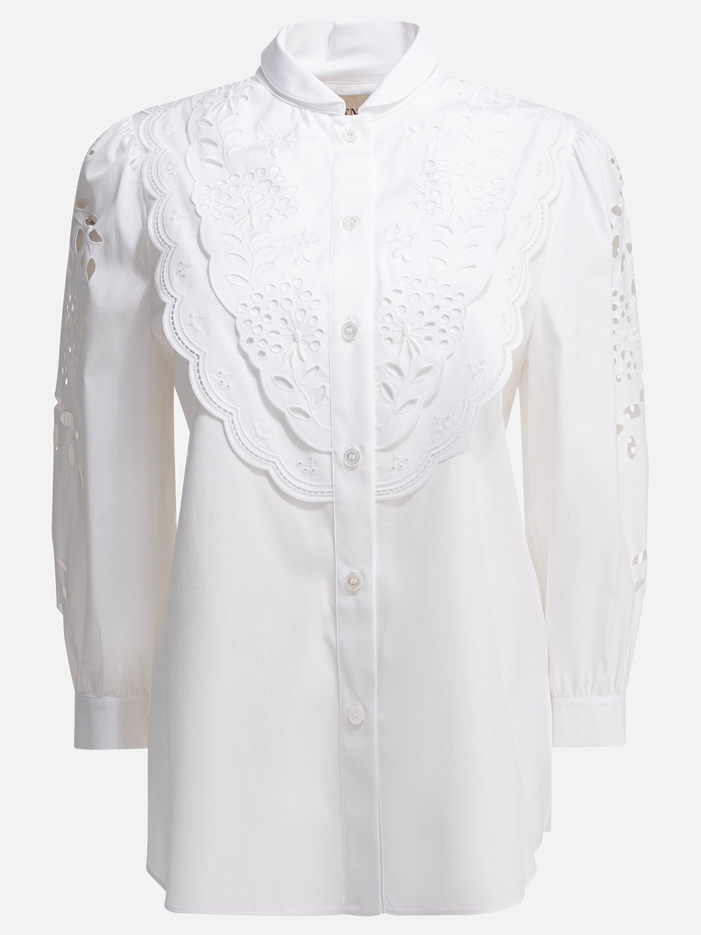 Casual shirts Embroidered  White - Valentino Women | PDP | VIETTI Online Store | Zoom-Modal
