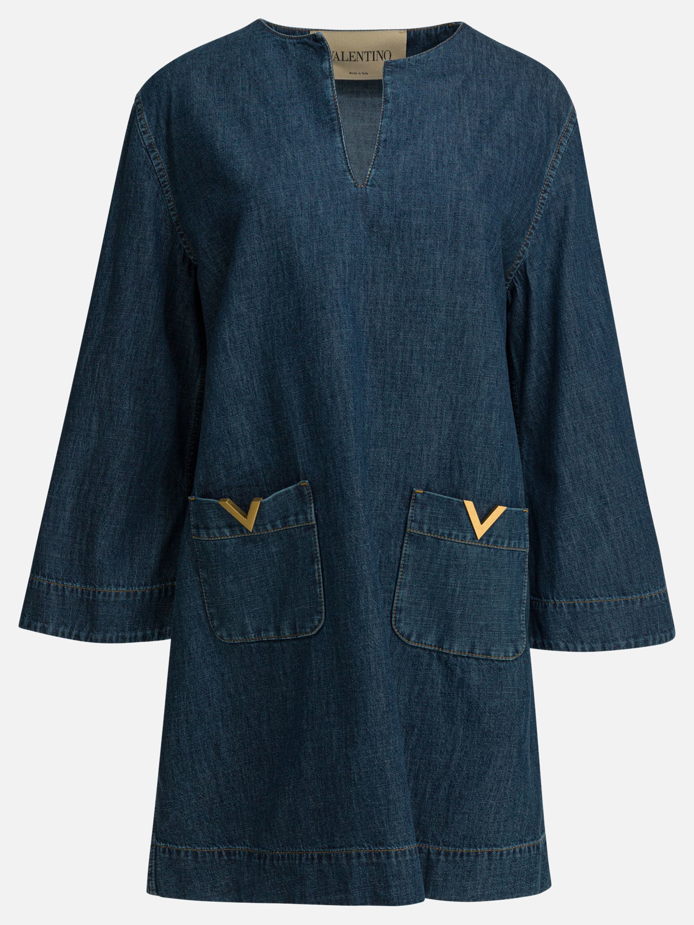 Mini dresses Logo  Blue - Valentino Women | PDP | VIETTI Online Store | Zoom-Modal
