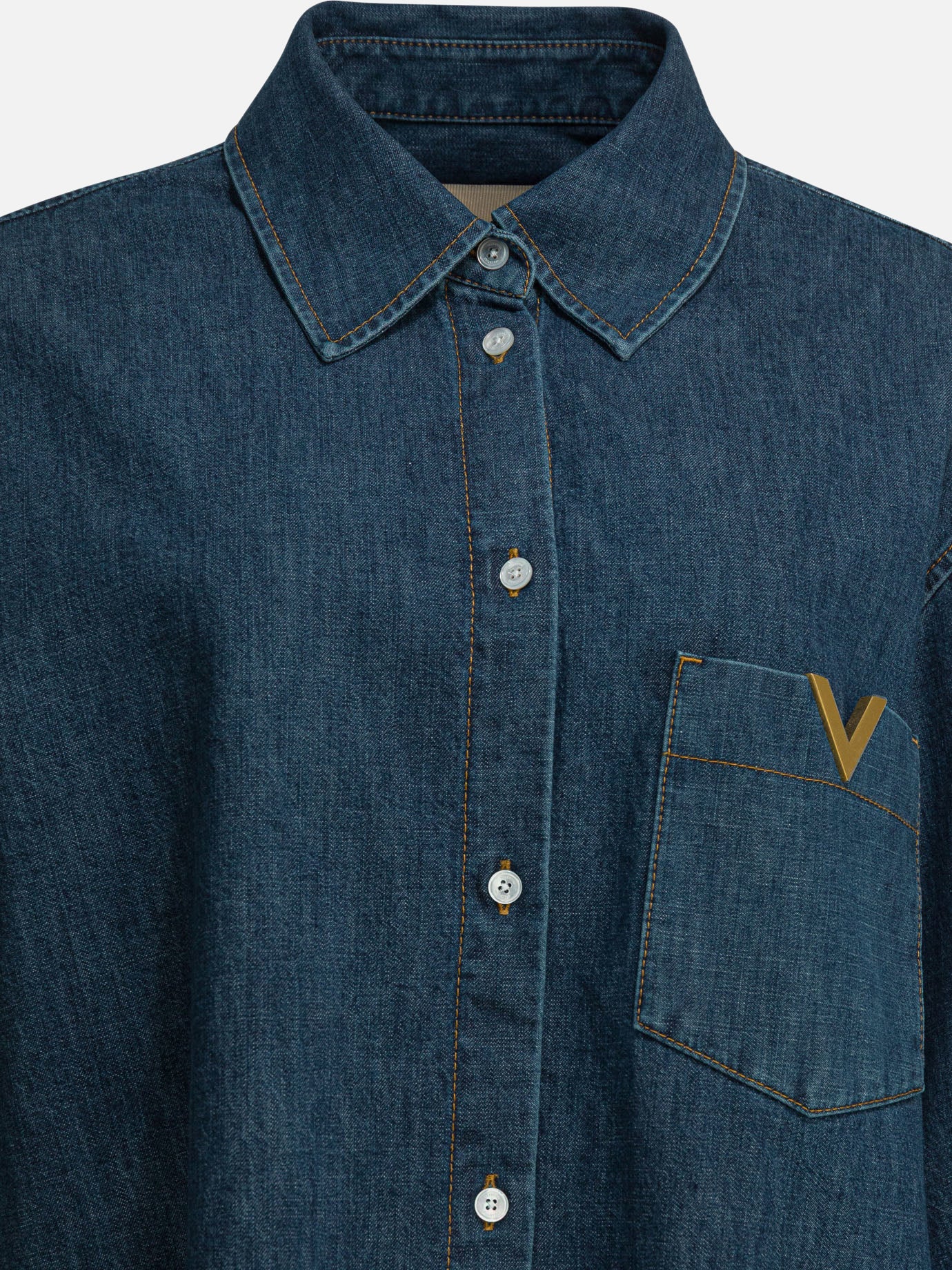 Casual shirts Logo  Blue - Valentino Women | PDP | VIETTI Online Store | thumbnail_3