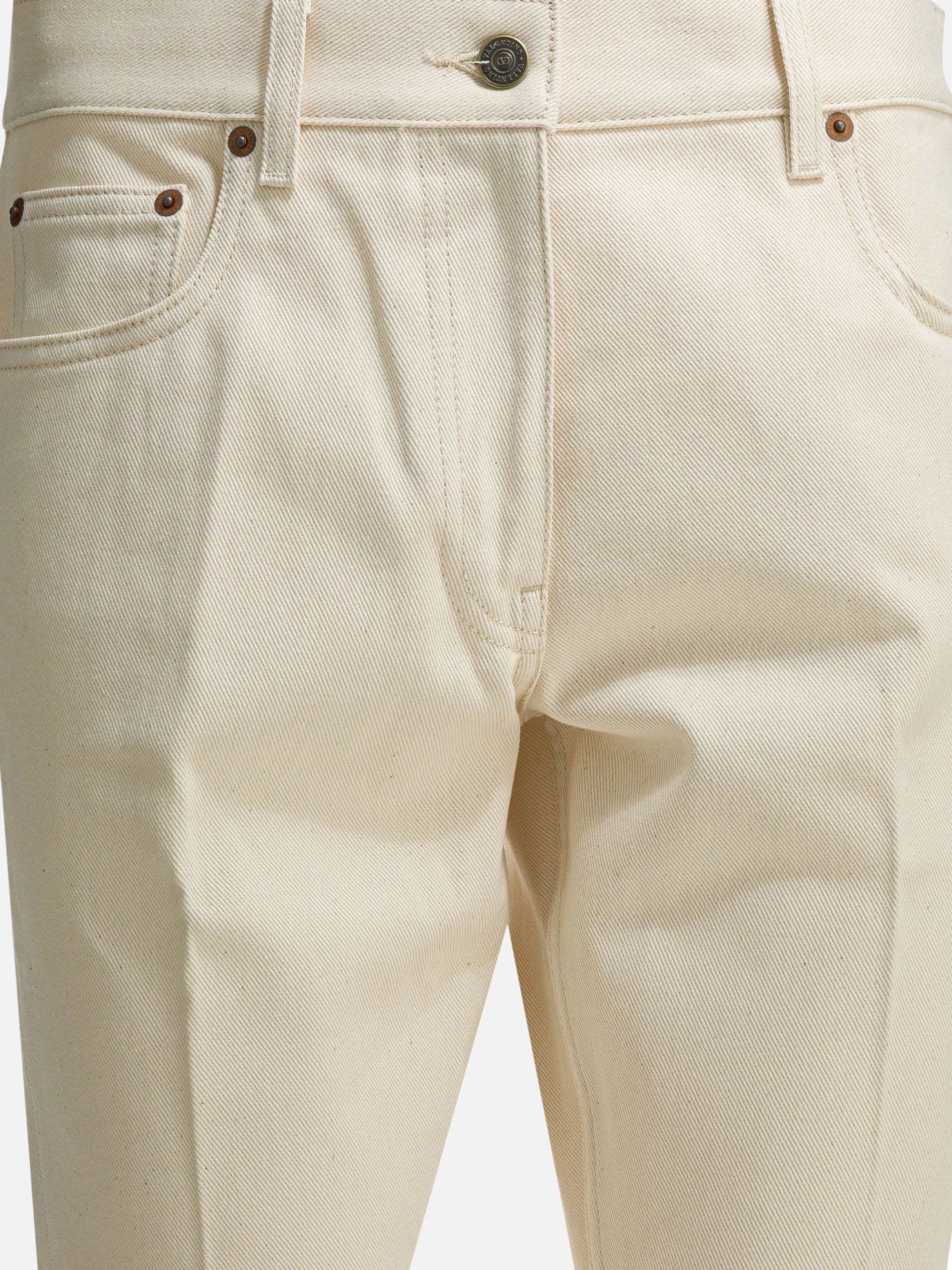 Flared jeans Solid colour  White - Valentino Women | PDP | VIETTI Online Store | Zoom-Modal_3
