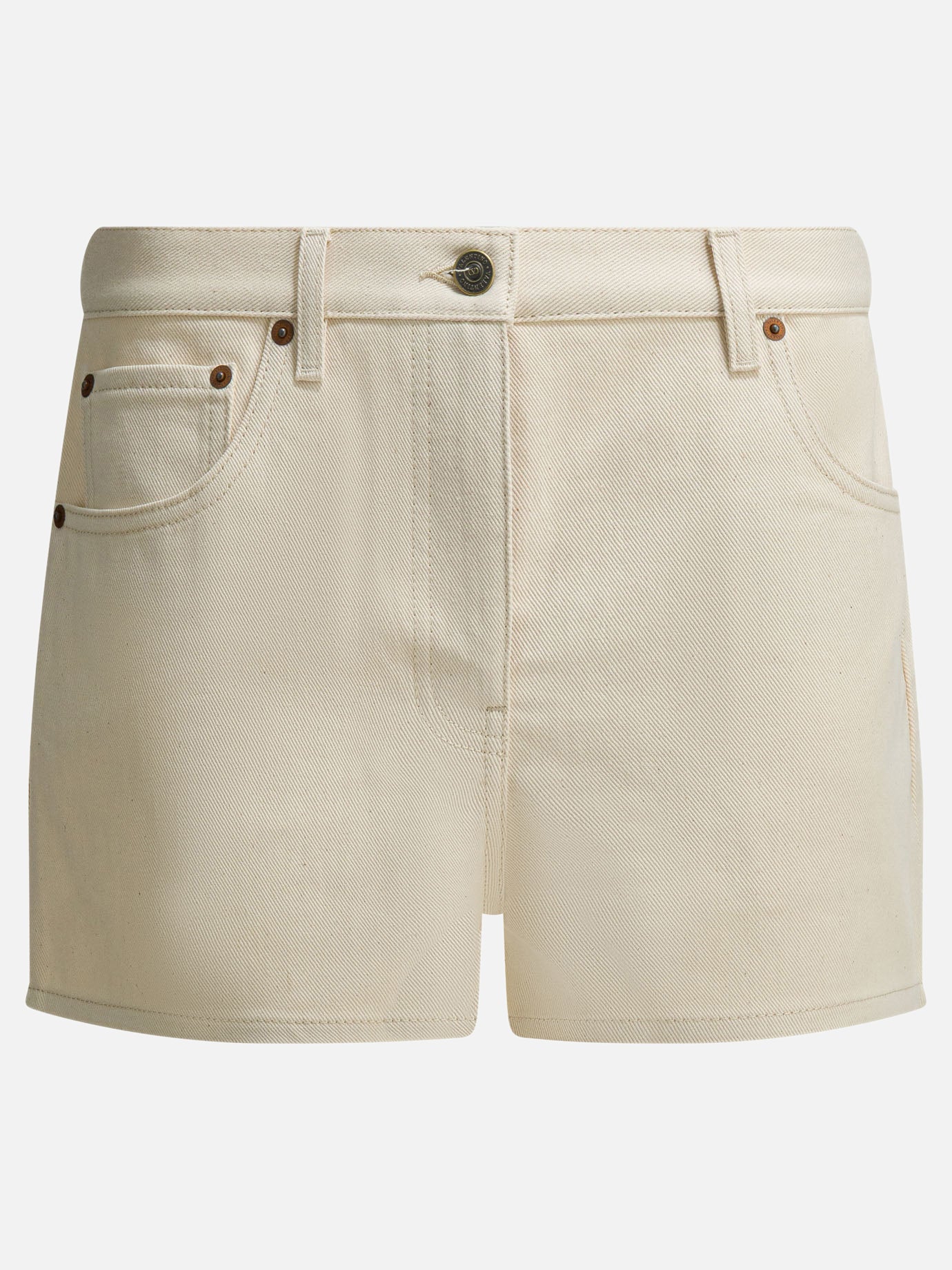 Five pockets shorts Solid colour  White - Valentino Women | PDP | VIETTI Online Store | thumbnail