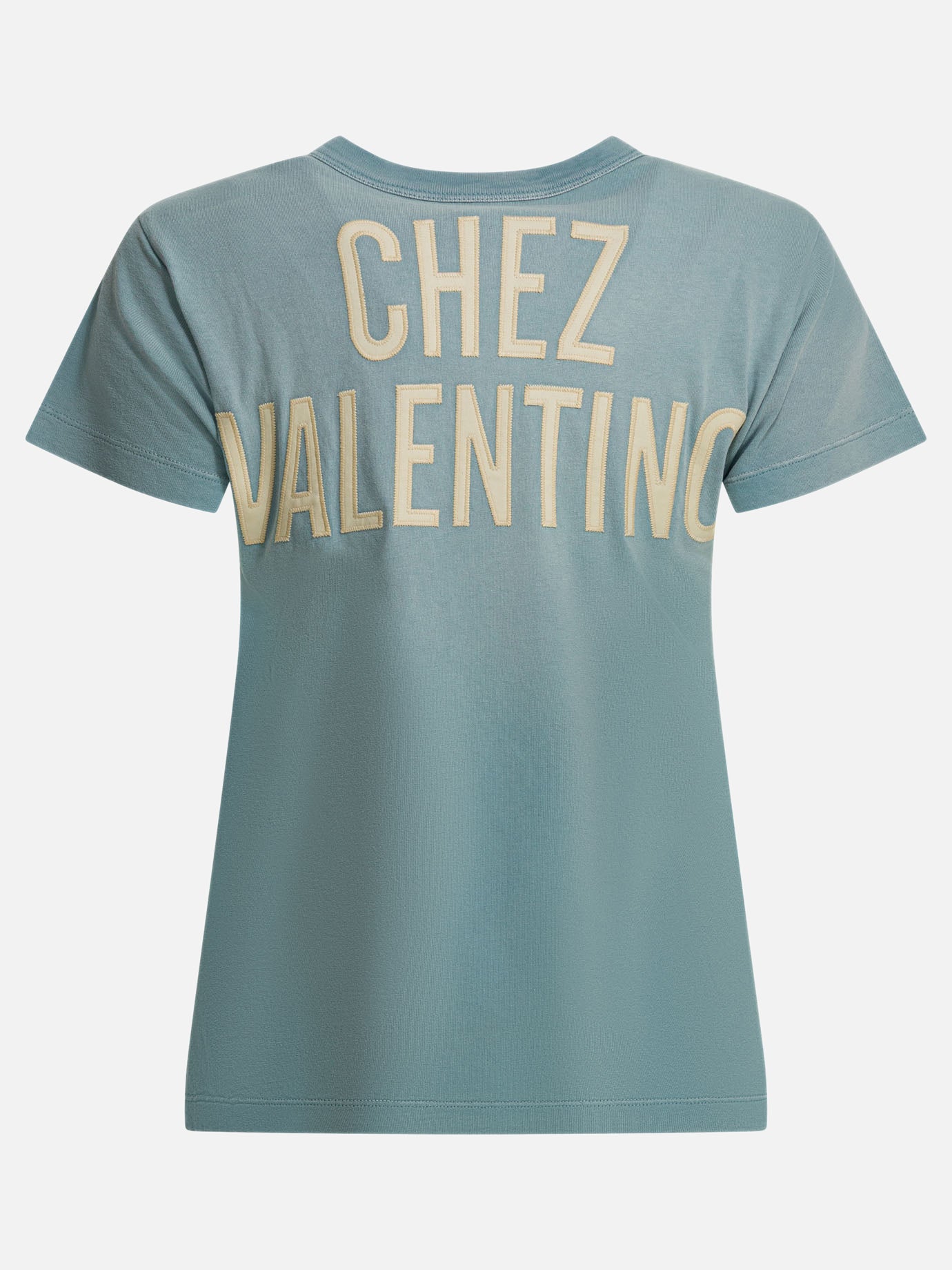 Crewneck t-shirts Graphics  Light blue - Valentino Women | PDP | VIETTI Online Store | Zoom-Modal_2
