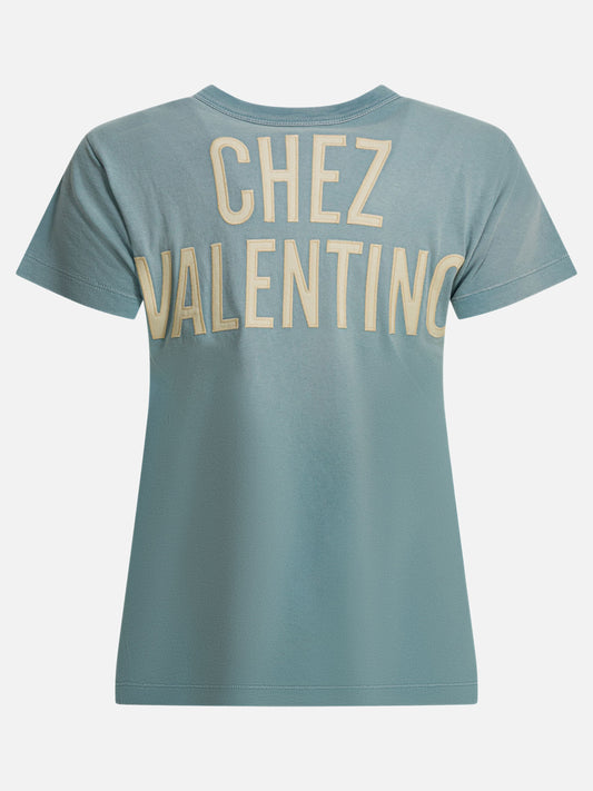 Crewneck t-shirts Graphics  Light blue - Valentino Women | PLP | VIETTI Online Store | 2

