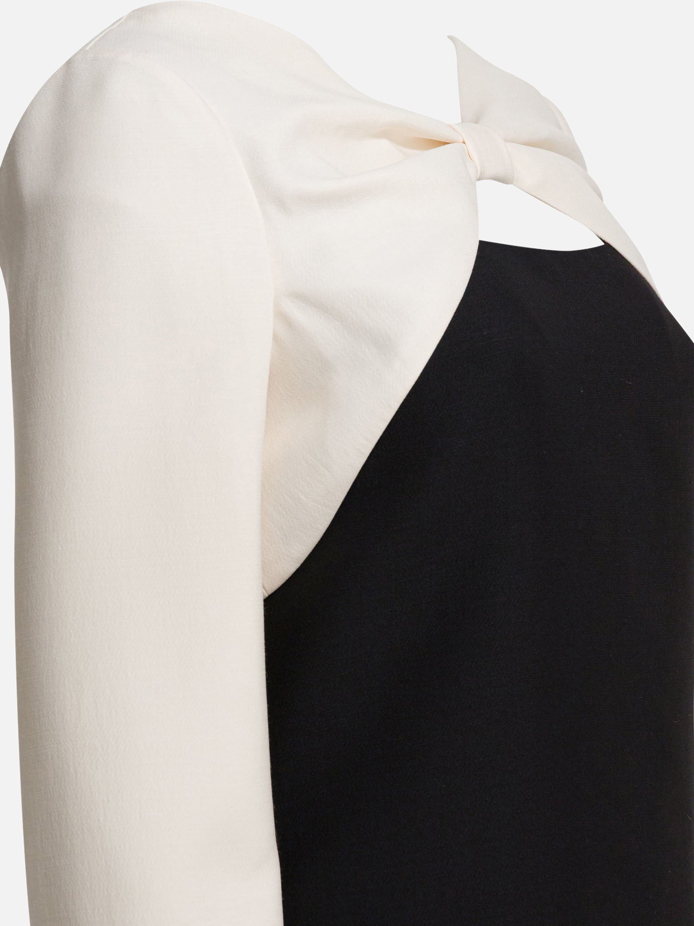 Mini dresses Solid colour  Black - Valentino Women | PDP | VIETTI Online Store | thumbnail_4