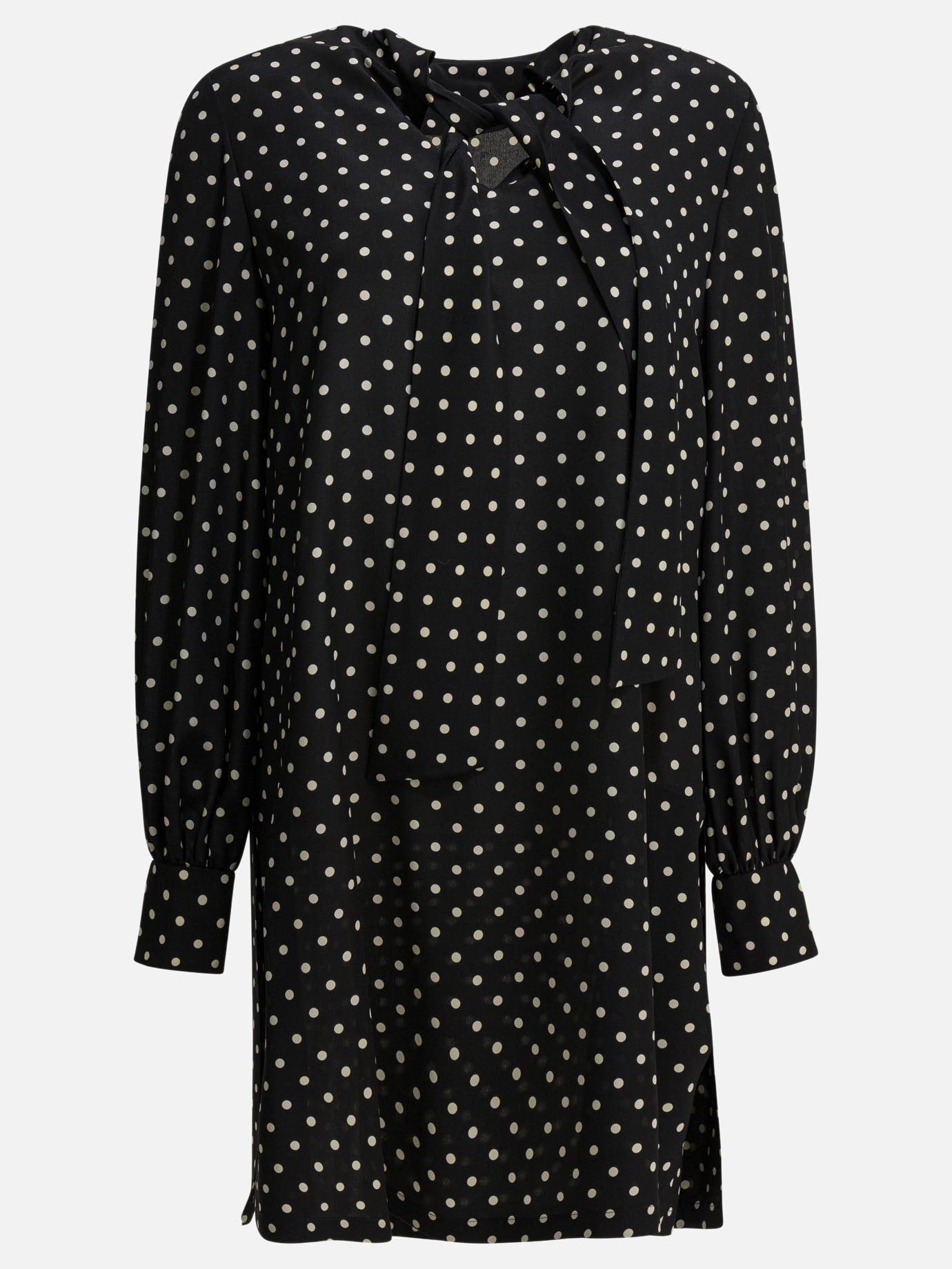 Mini dresses Polka dots  Black - Valentino Women | PDP | VIETTI Online Store | Zoom-Modal
