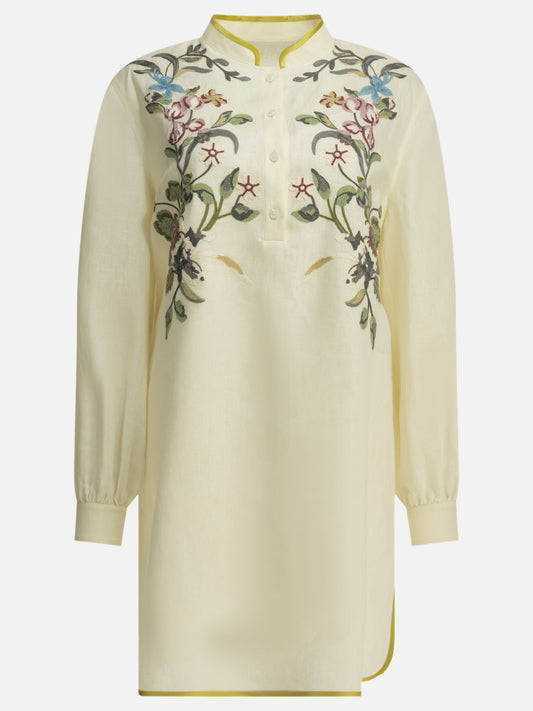 Mini dresses Embroidered  White - Valentino Women | PDP | VIETTI Online Store 
