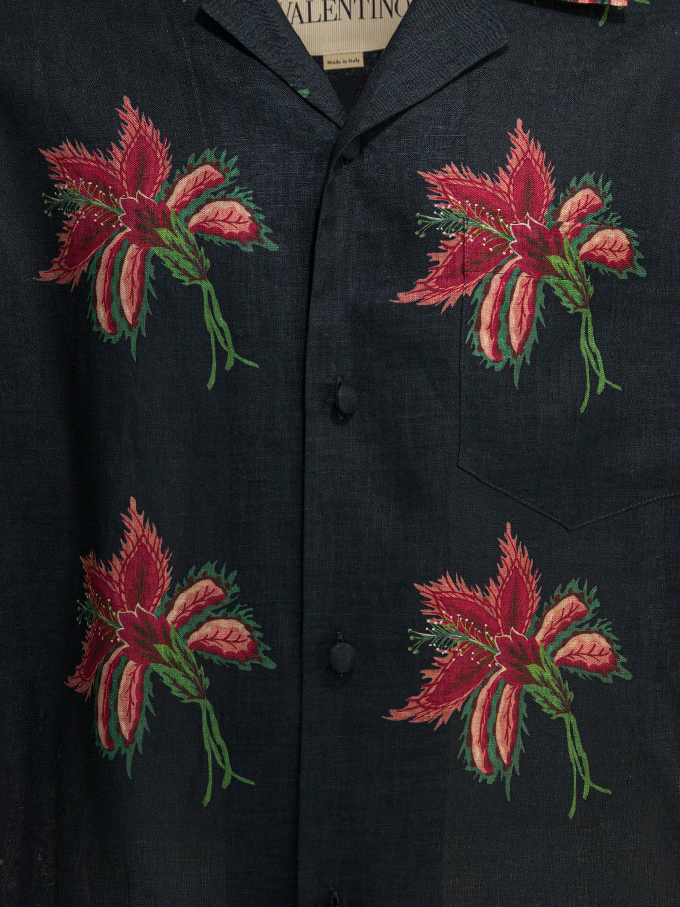 Casual shirts Floral  Black - Valentino Men | PDP | VIETTI Online Store | thumbnail_3