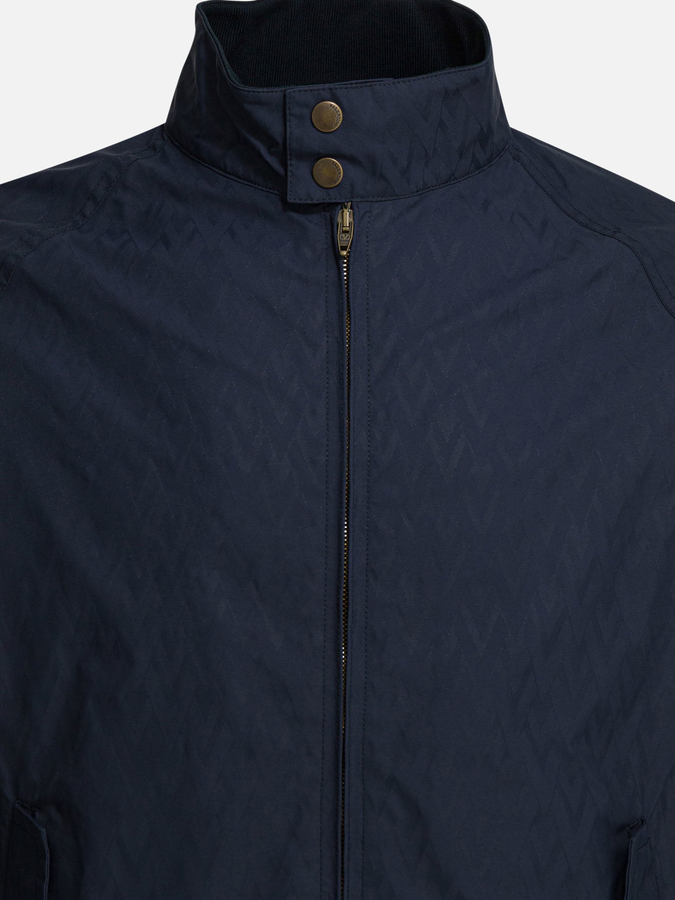 Valentino Lightweight nylon jacket Blue - Men | VIETTI Online Store