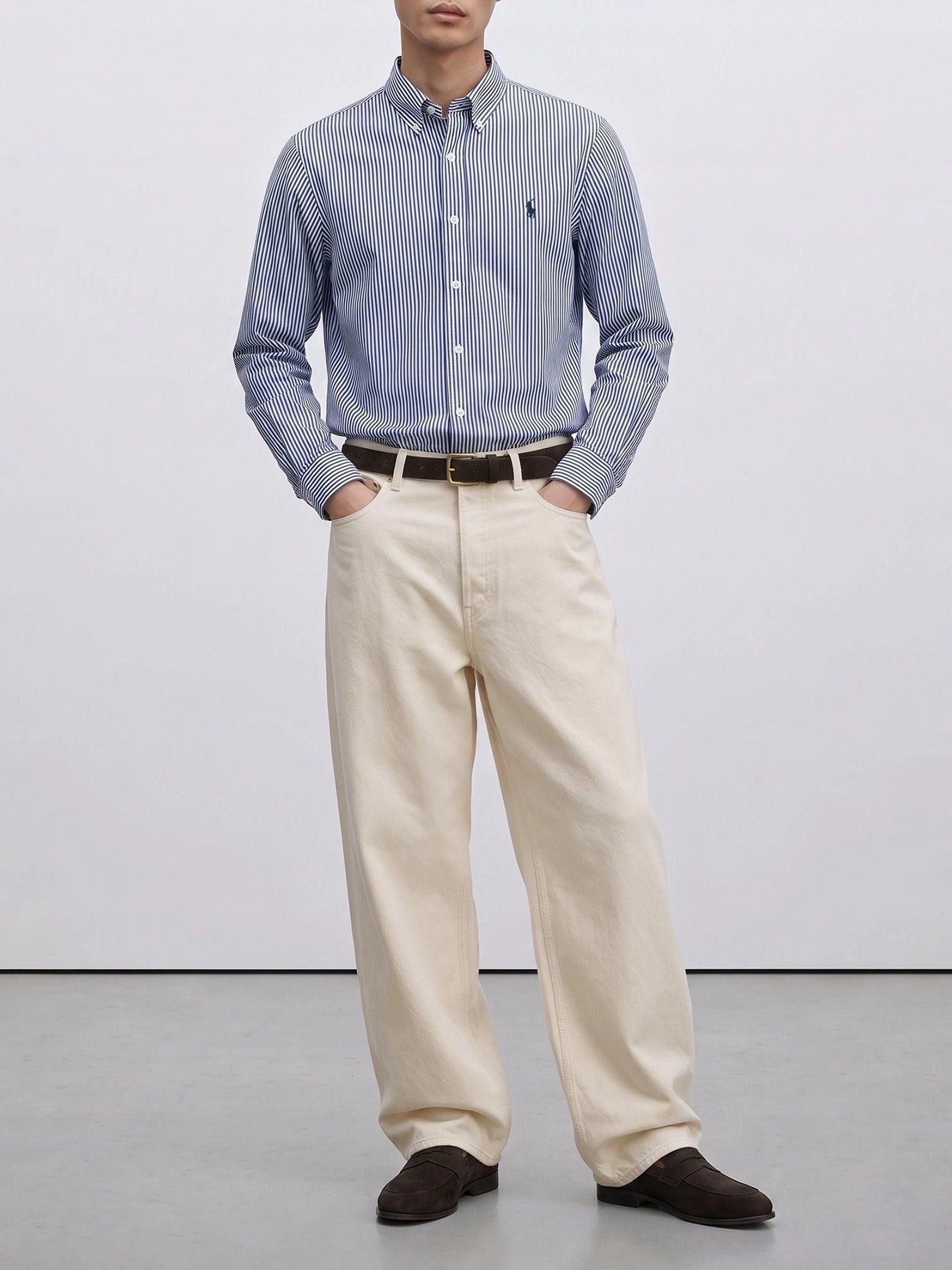 Straight-leg jeans Solid colour  White - Valentino Men | PDP | VIETTI Online Store | thumbnail_2