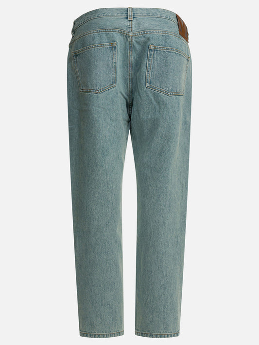Straight-leg jeans 100% cotton  Light blue - Valentino Men | PDP | VIETTI Online Store | 2
