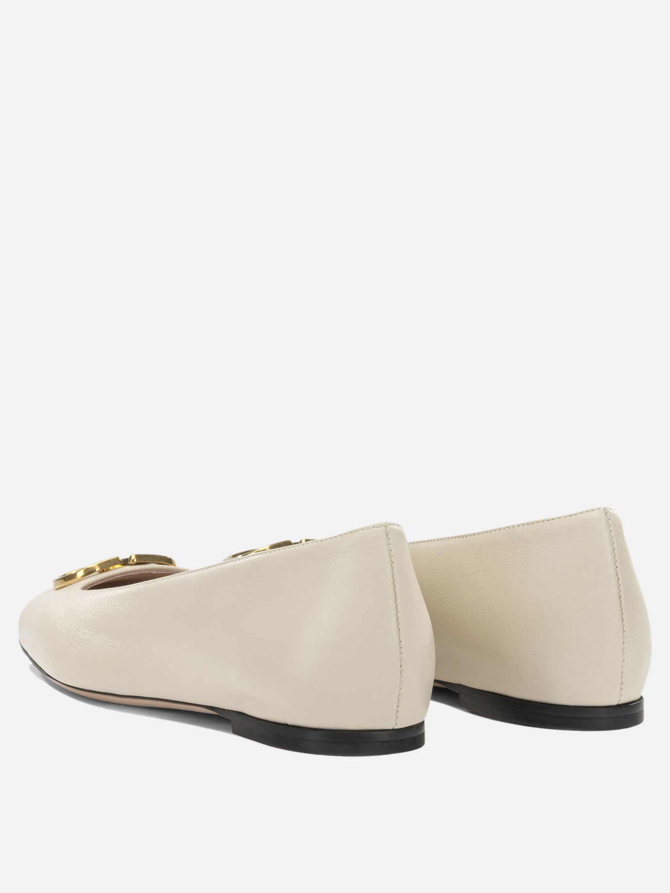 Classic ballet flats 100% lamb leather - 100% goat leather  White - Valentino Garavani Women | PDP | VIETTI Online Store | thumbnail_4