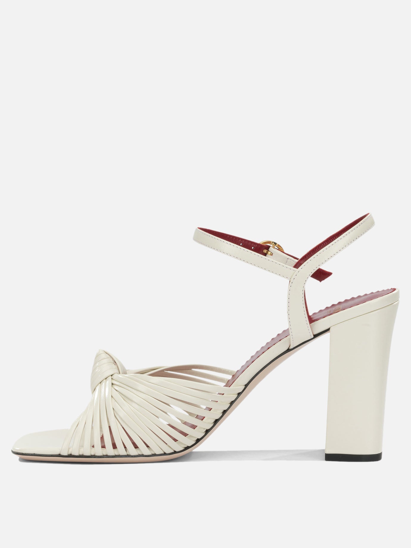 Heeled sandals 100% goat leather - 100% calf leather  White - Valentino Garavani Women | PDP | VIETTI Online Store | thumbnail_3