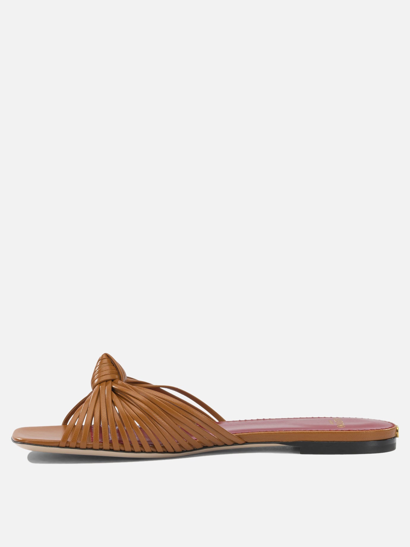 Slides 100% goat leather - 100% calf leather  Brown - Valentino Garavani Women | PDP | VIETTI Online Store | thumbnail_3