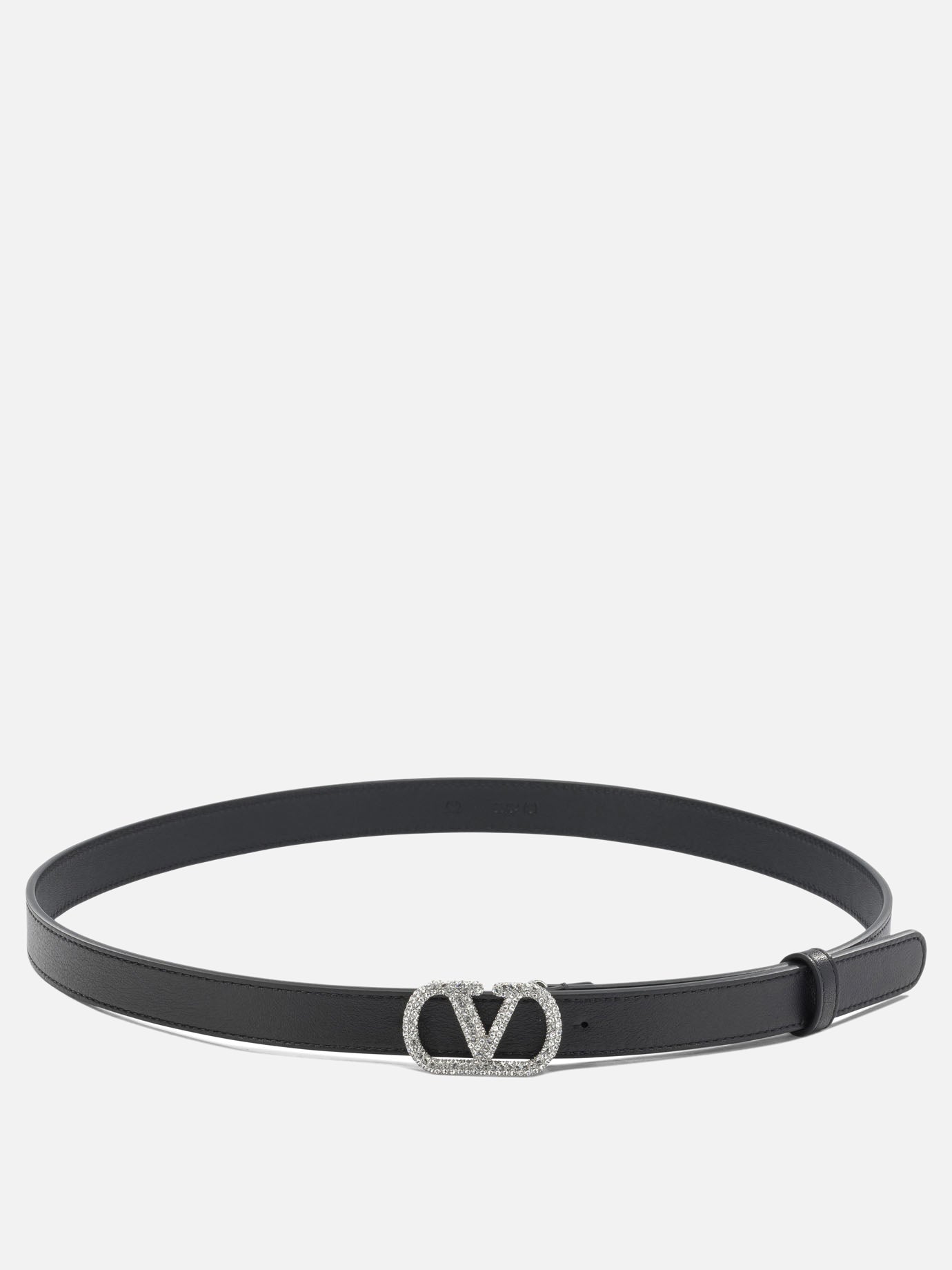 Leather belts 100% calf leather  Black - Valentino Garavani Women | PDP | VIETTI Online Store | thumbnail