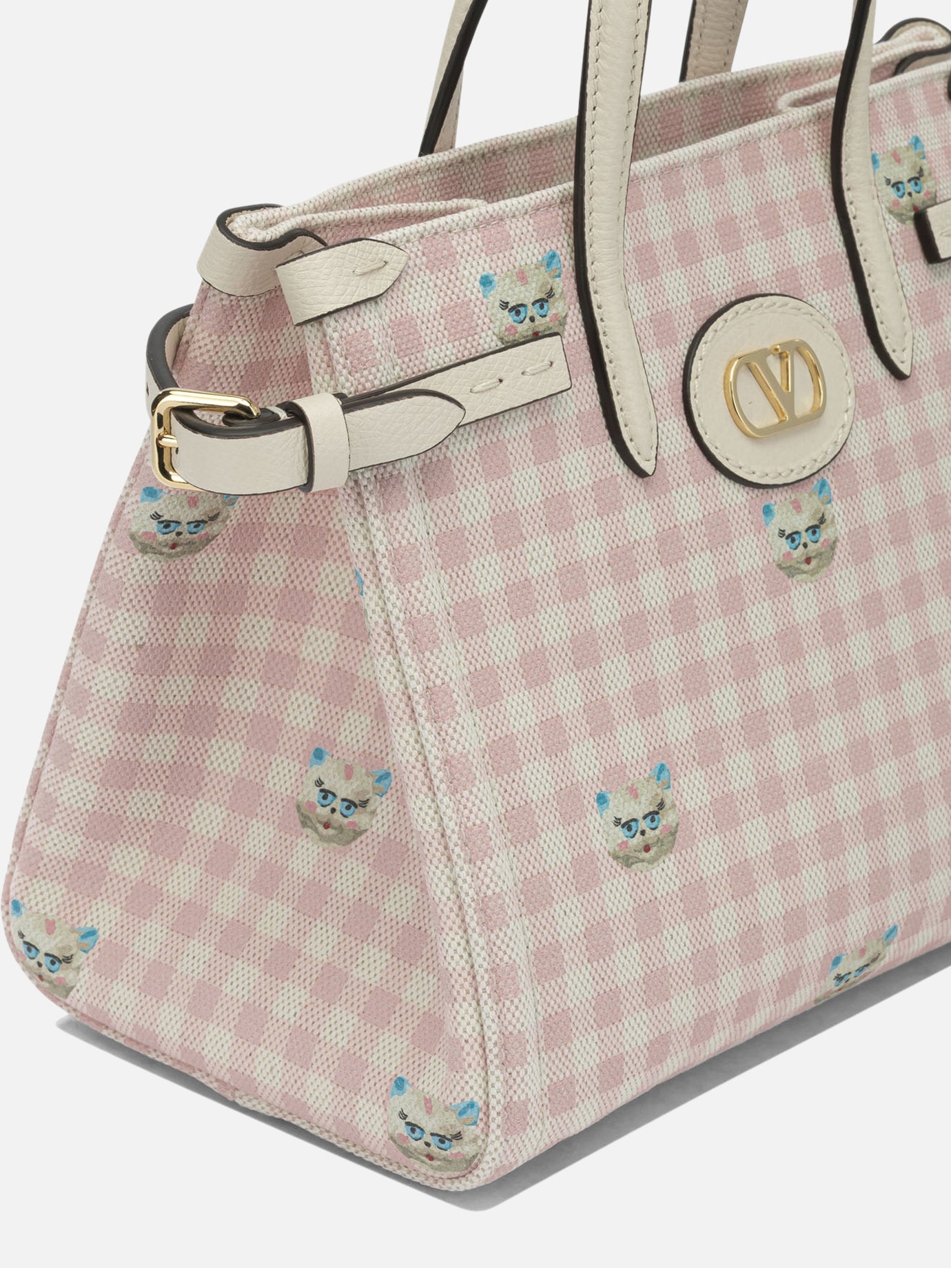 Small bags 63% cotton 37% linen  Pink - Valentino Garavani Women | PDP | VIETTI Online Store | Zoom-Modal_4
