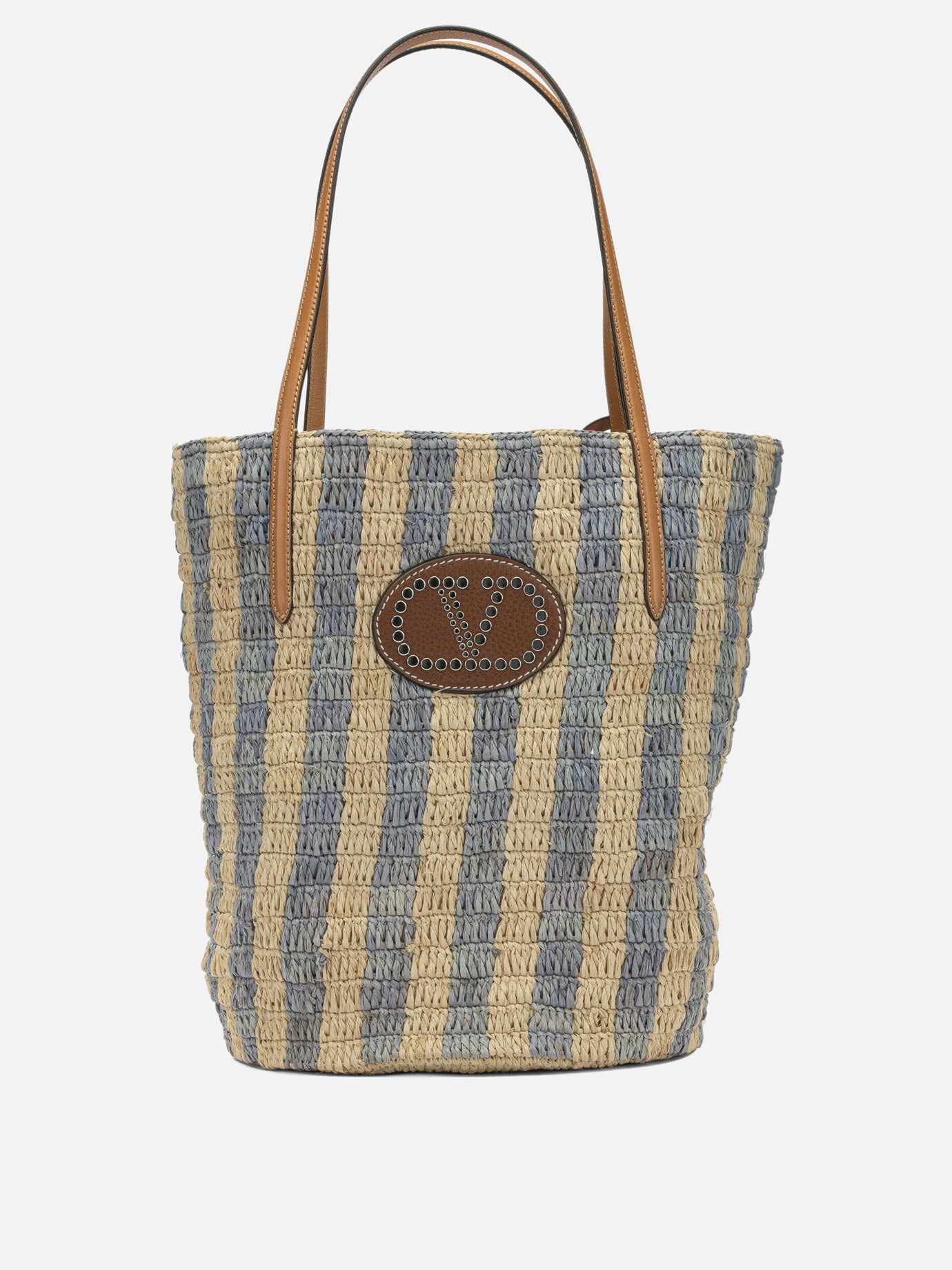 Medium bags 100% straw  Beige - Valentino Garavani Women | PDP | VIETTI Online Store | Zoom-Modal
