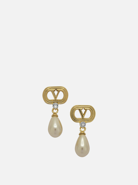 Earrings 100% crystal  Gold - Valentino Garavani Women | PLP | VIETTI Online Store 
