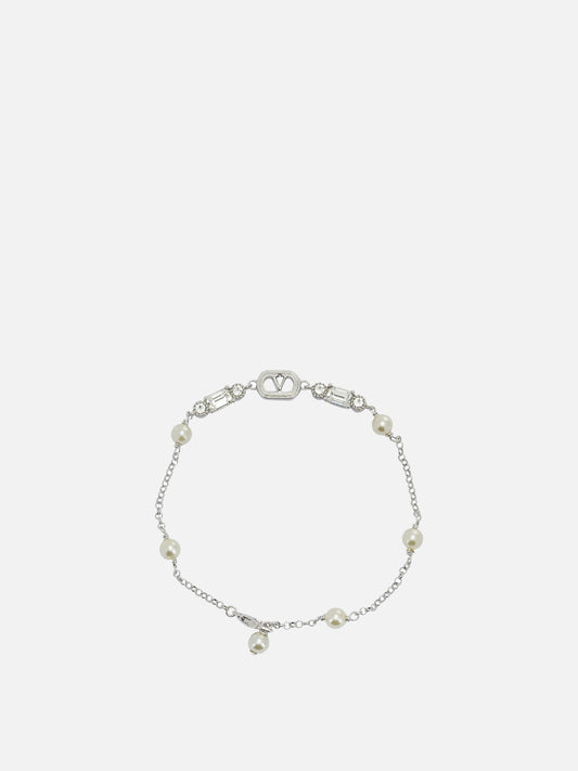 Bracelets & Anklets 100% crystal  Silver - Valentino Garavani Women | PLP | VIETTI Online Store 
