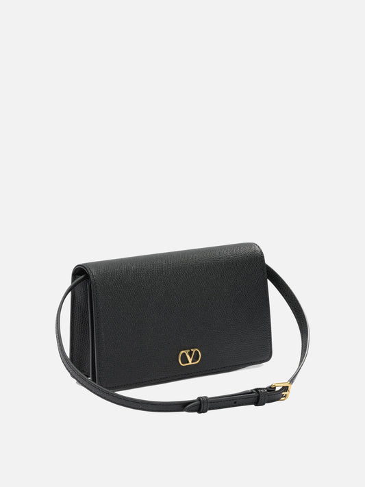 Pouch 100% calf leather  Black - Valentino Garavani Women | PLP | VIETTI Online Store | 2
