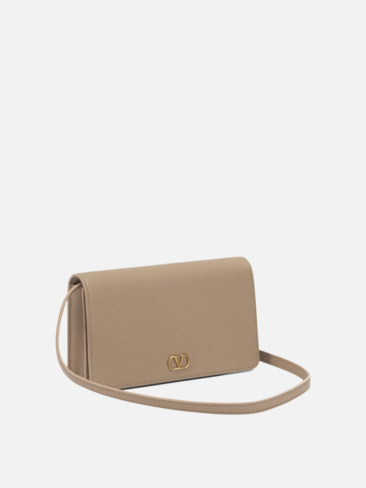 Pouch 100% calf leather  Pink - Valentino Garavani Women | PLP | VIETTI Online Store | 2
