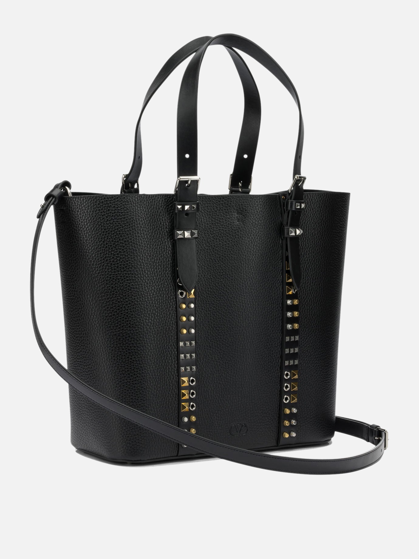 Medium bags 100% calf leather  Black - Valentino Garavani Women | PDP | VIETTI Online Store | thumbnail_2