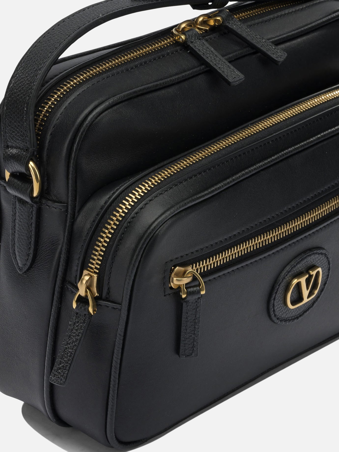 VALENTINO GARAVANI レザー ボストンバッグ ブラック C88 Valentino Garavani 