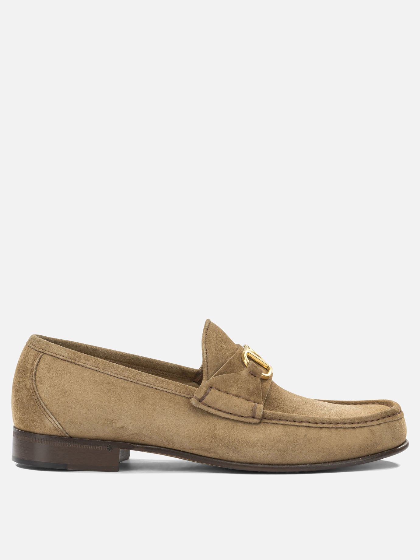 Loafers 100% calf leather - 100% calf leather  Beige - Valentino Garavani Men | PDP | VIETTI Online Store | Zoom-Modal
