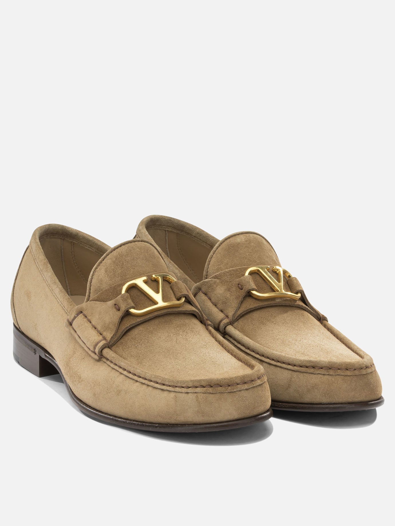 Loafers 100% calf leather - 100% calf leather  Beige - Valentino Garavani Men | PDP | VIETTI Online Store | Zoom-Modal_2
