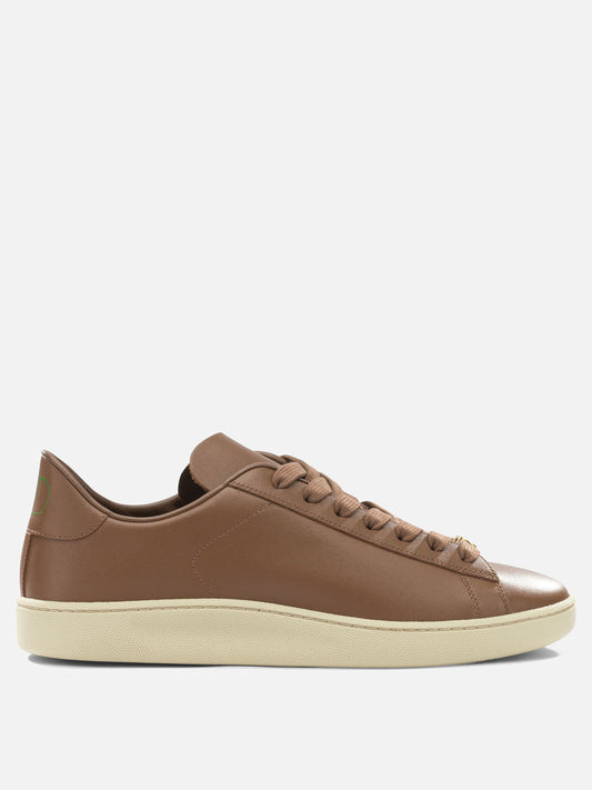 Sneaker basse 100% calf leather - 100% rubber  Marrone - Valentino Garavani Uomo | PLP | VIETTI Online Store 
