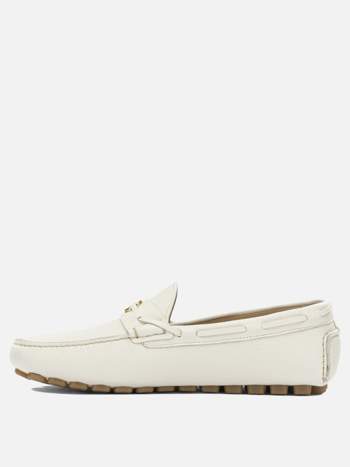 Valentino Garavani "Driver Fastway" Moccasins White